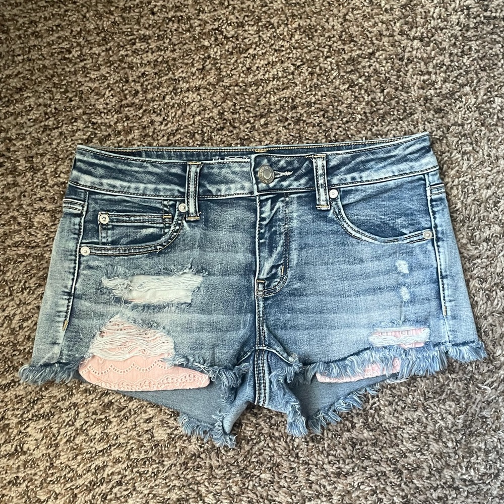 American Eagle Shortie Jean Shorts
